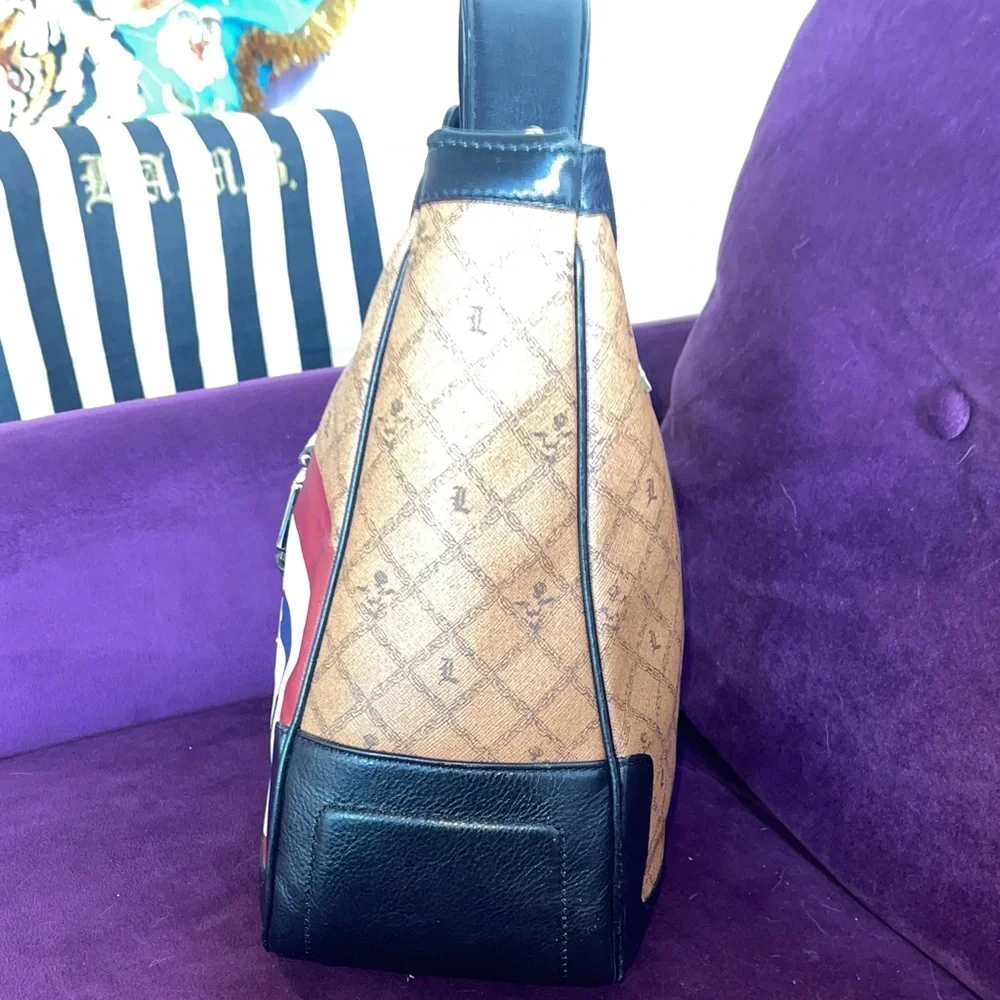 Sale 🔥 L.A.M.B. Tan and Black Tote by Gwen Stefani - Picture 3 of 9